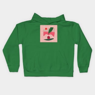 Red Sun Coconut Kids Hoodie